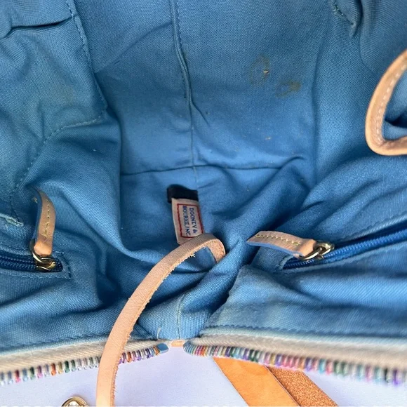 Dooney & Bourke Sailor Tattoo Girl Purse Y2K Rare Vintage Barrel Bag - Picture 13 of 16